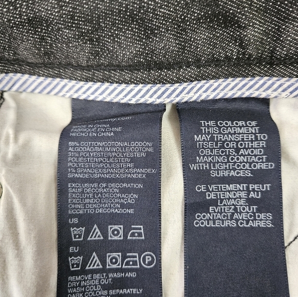 Tommy Hilfiger Black Denim Bootcut Jeans Size 4 Women's‎ American Hope - Picture 9 of 13